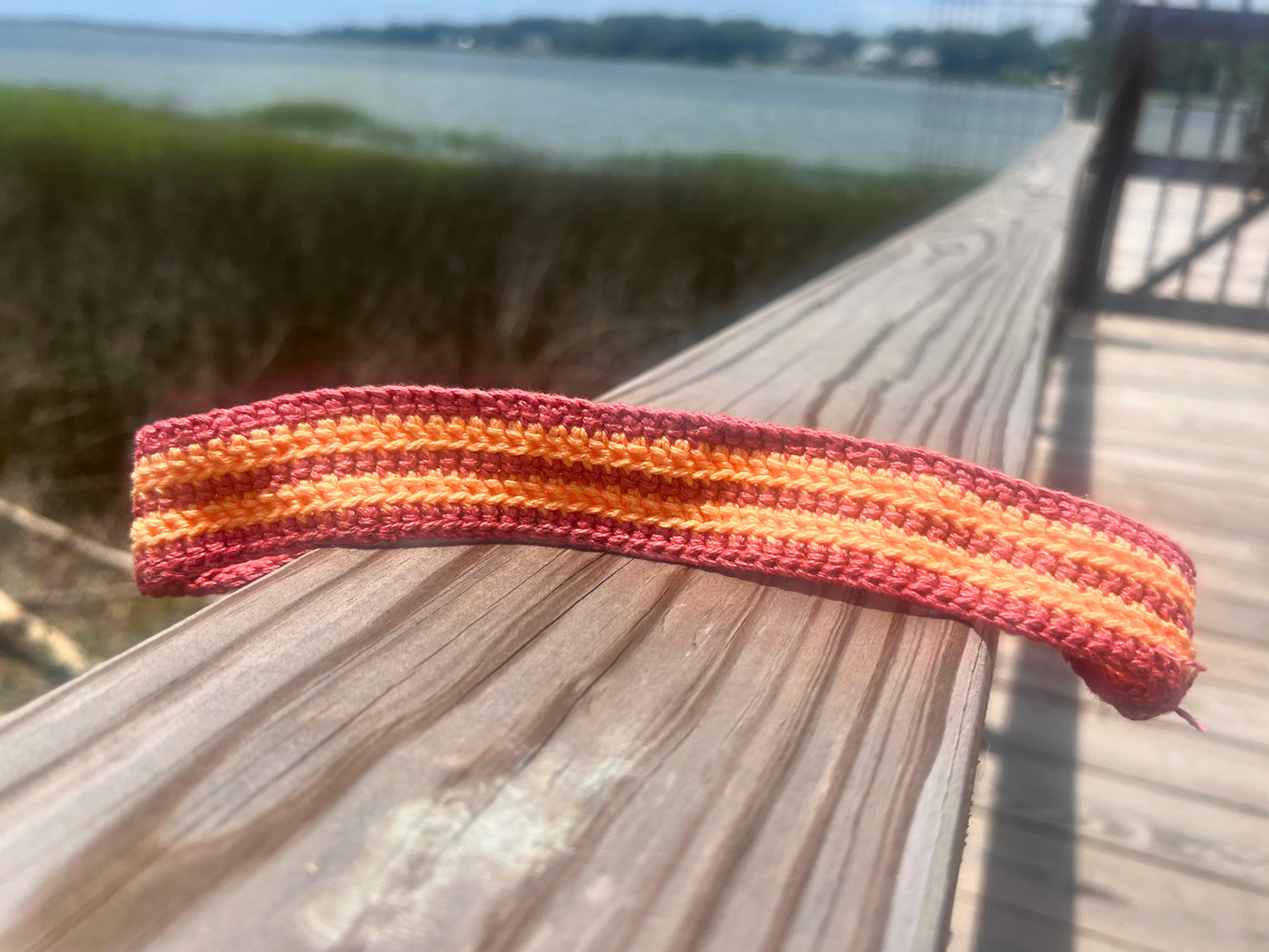 Beach Babe Headband Citrus & Raspberry