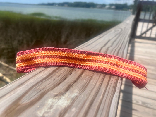 Beach Babe Headband Citrus & Raspberry